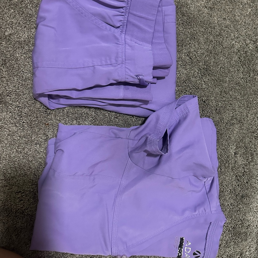 Purple Women's Scrub Set